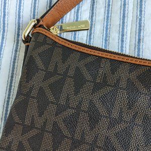 Michael Kors Logo Print Crossbody Bag